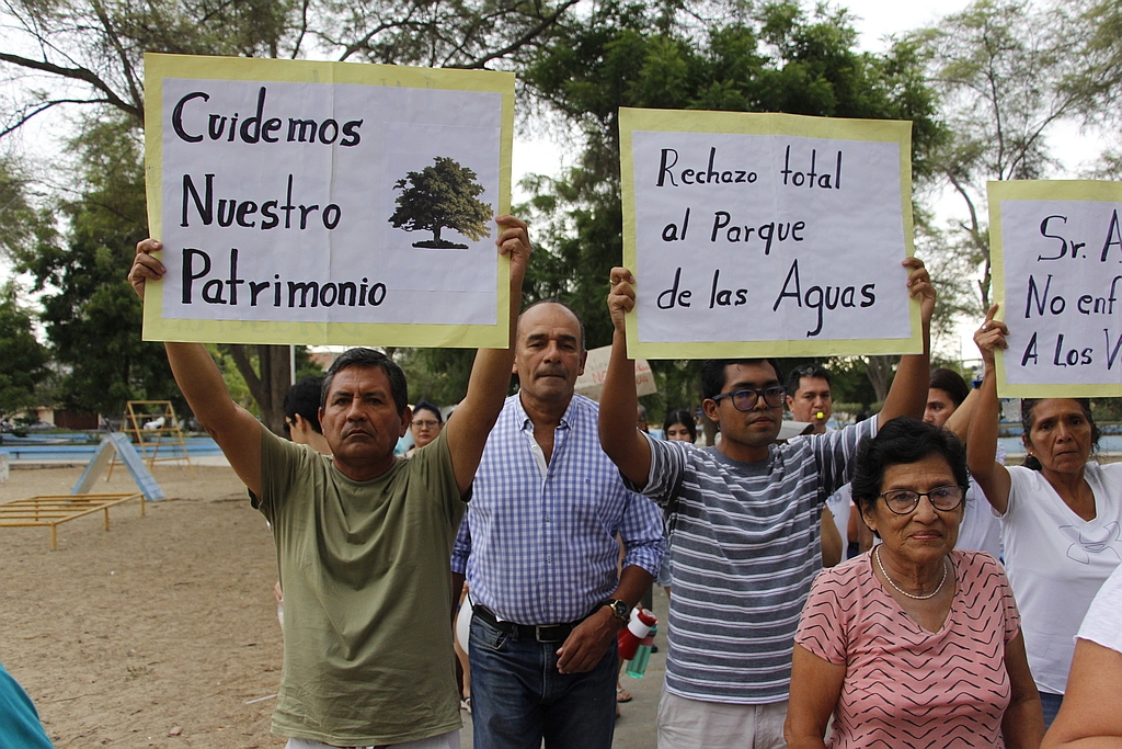 Comuna de Piura denuncia a dirigentes por protestar contra Parque de las Aguas 