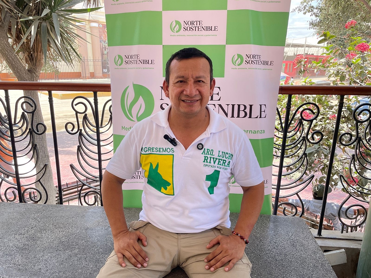 Candidato Lucho Rivera propone autoridad autónoma del río Piura y revocatoria a autoridades ineficientes